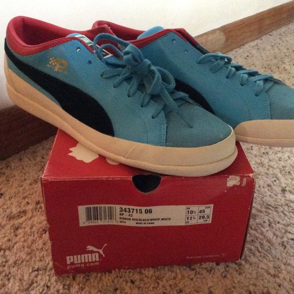 BEYOND RARE  Richard Petty Racing  PUMA's  Sz 10.5 - Picture 4 of 6